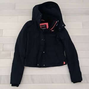 Hollister California Women's All-Weather Jacket Black Small
